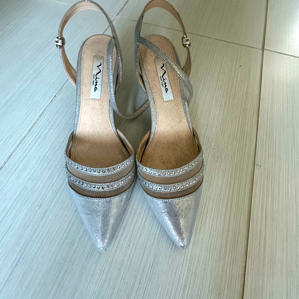 Shoes, silver very good condition